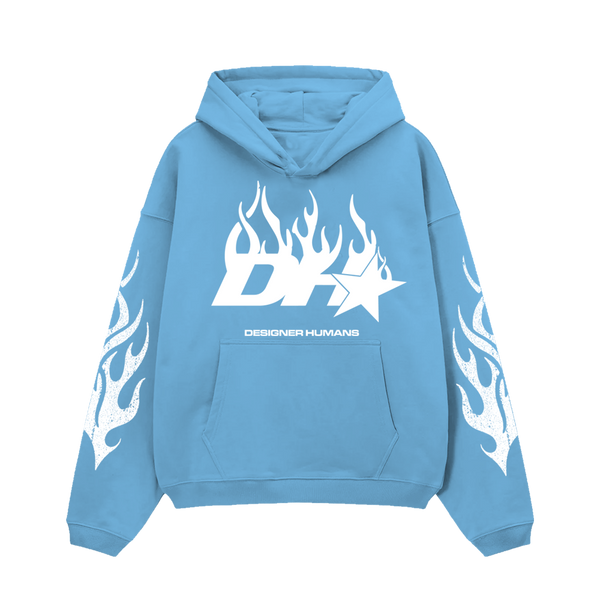 DH EAGLE SPIRIT HOODIE BLUE