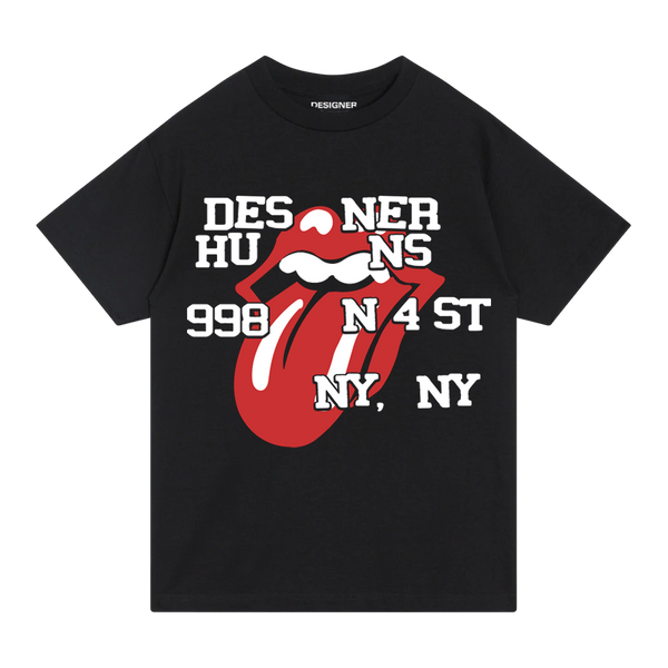 DH KISS TEE BLACK